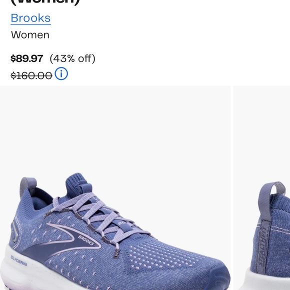 Brooks Blue Athletic Shoes - Picture 7 of 7